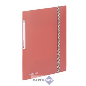   Gumis mappa, 15 mm, PP, A4, VIQUEL "Business Class", korall