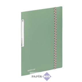   Gumis mappa, 15 mm, PP, A4, VIQUEL "Business Class", khaki