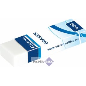 Radír, papírtokkal, VICTORIA "V20"