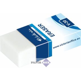 Radír, papírtokkal, VICTORIA "V30"