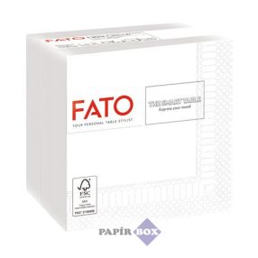   Szalvéta, 1/4 hajtogatott, 24x24 cm, FATO "Smart Table", fehér