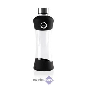 Kulacs, 550 ml, üveg, EQUA "Active", fekete