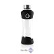 Kulacs, 550 ml, üveg, EQUA "Active", fekete