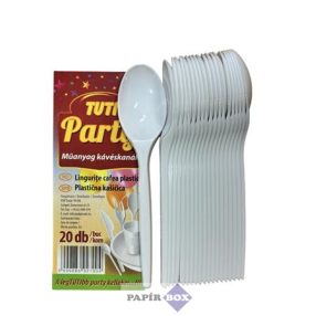   Kávéskanál, többször használatos, 20 db, TUTI "Party"