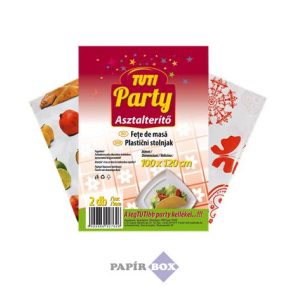   Műanyag asztalterítő, 100 x 120 cm, 2 db, TUTI "Party"