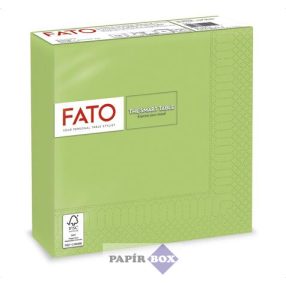   Szalvéta, 1/4 hajtogatott, 33x33 cm, FATO "Smart Table", zöldalma