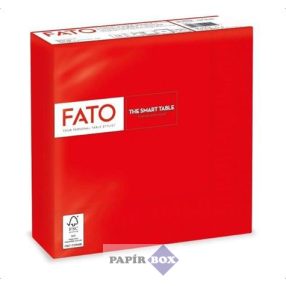   Szalvéta, 1/4 hajtogatott, 33x33 cm, FATO "Smart Table", piros