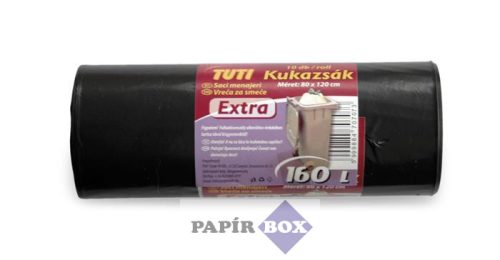 Szemeteszsák, 160 l, 10 db, TUTI "Extra"