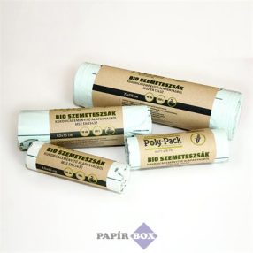 Szemeteszsák, lebomló, 50x60 cm, 30 l, 10 db