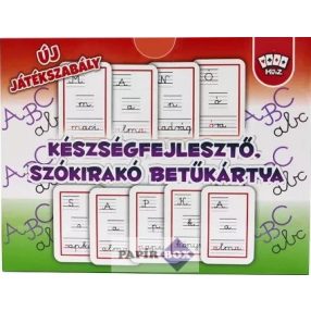 Magyar nyelvű betűkártya