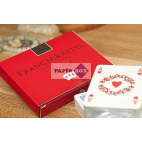 Francia kártya dobozos