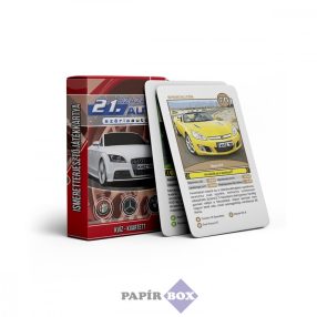 Játékkártya Széria autók - 21. század autói
