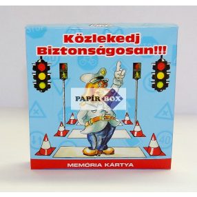 "Közlekedj biztonságosan" memóriakártya