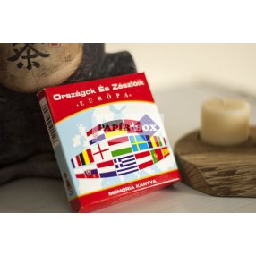 Országok és zászlóik - Európa - Memóriakártya