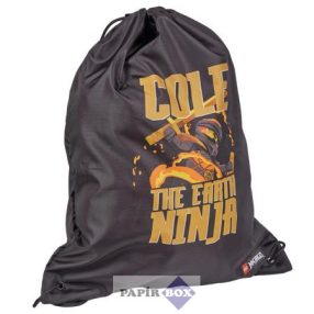 Tornazsák, LEGO "Ninjago Cole", fekete-mintás