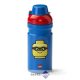 Kulacs, 390 ml, LEGO "Classic", kék-piros-mintás