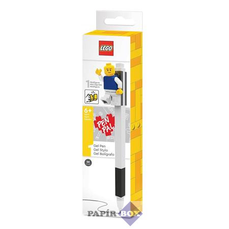 Zseléstoll, 0,7 mm, kupakos, mini figurával, LEGO, fekete