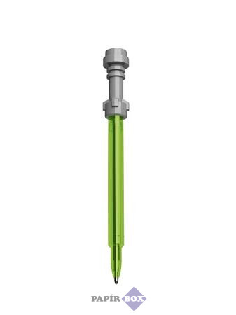 Zseléstoll, 0,7 mm, fénykard, LEGO "Star Wars", lime