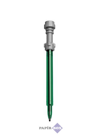 Zseléstoll, 0,7 mm, fénykard, LEGO "Star Wars", zöld
