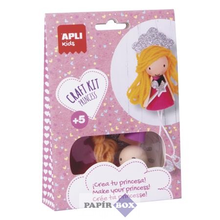 Bábukészítő készlet, APLI Kids "Craft Kit", hercegnő