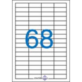   Etikett, univerzális, 48,5x16,9 mm, VICTORIA PAPER, 6800 etikett/csomag