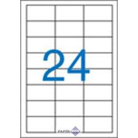   Etikett, univerzális, 64,6x33,8 mm, VICTORIA PAPER, 2400 etikett/csomag