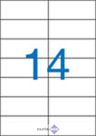 Etikett, univerzális, 105x42,4 mm, VICTORIA, 1400 etikett/csomag