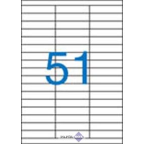   Etikett, univerzális, 70x16,9 mm, VICTORIA PAPER, 5100 etikett/csomag