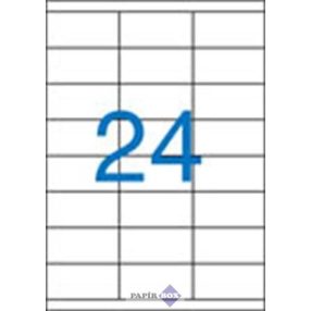   Etikett, univerzális, 70x36 mm, VICTORIA PAPER, 2400 etikett/csomag