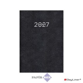   Naptár, tervező, 2027., A/5, heti, DAYLINER "Animal", Toro-fekete