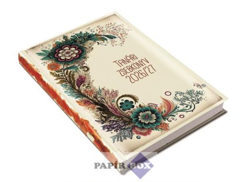 Tanári zsebkönyv, heti, 2026/2027 tanév, REALSYSTEM, akvarell