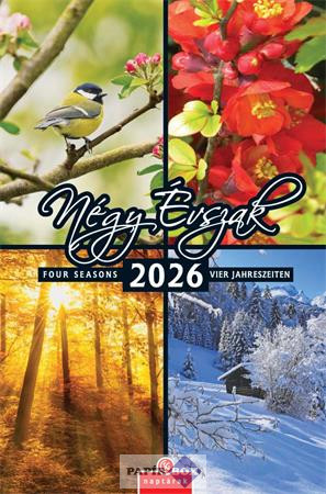 Falinaptár, 2026., CSG, "Négy évszak"