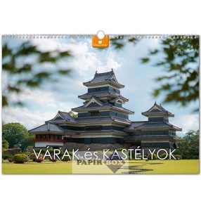   Naptár, fali, 2027., DAYLINER, "Várak és Kastélyok"
