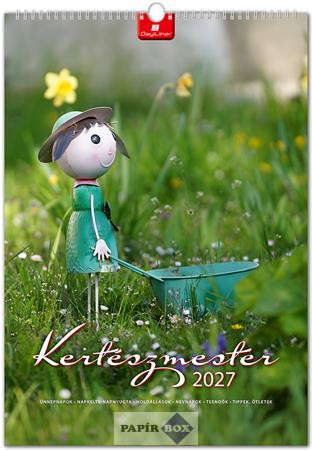 Naptár, fali, 2027., DAYLINER, "Kertészmester"