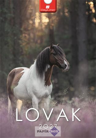 Naptár, fali, 2027., DAYLINER, "Lovak"