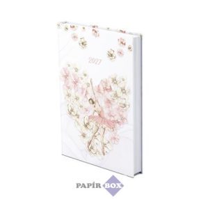   Naptár, tervező, 2027., A/5, napi, TOPTIMER, "Joy", balerina