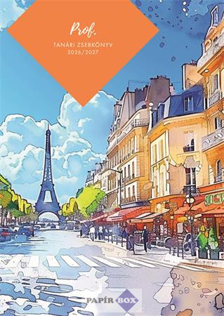 Tanári zsebkönyv, 2026/2027 tanév, A/5, heti, TOPTIMER, "Város"