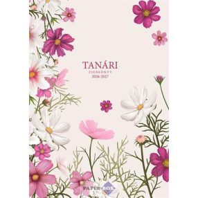   Tanári zsebkönyv, 2026/2027 tanév, A/5, heti, TOPTIMER, "Szellőrózsa"