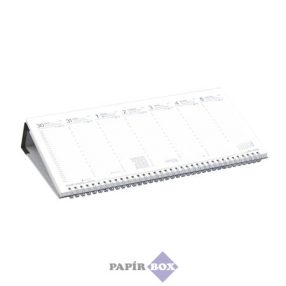 Asztali naptár, 2026., fekvő, TOPTIMER, fekete