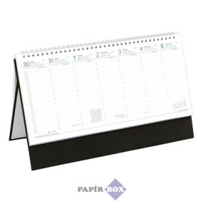 Asztali naptár, 2026., álló, TOPTIMER, fekete