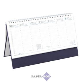 Asztali naptár, 2026., álló, TOPTIMER, kék