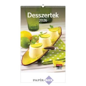 Falinaptár, 2026., TOPTIMER "Desszertek"