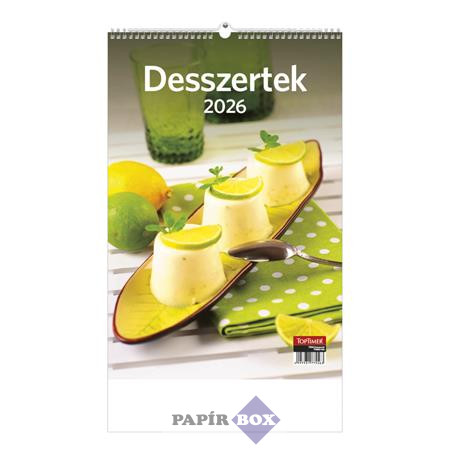 Falinaptár, 2026., TOPTIMER "Desszertek"