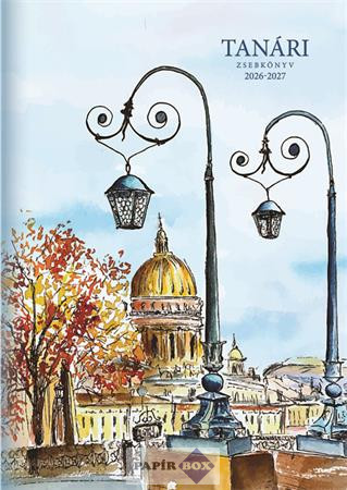 Tanári zsebkönyv, 2026/2027 tanév, A/5, heti, TOPTIMER, "City"