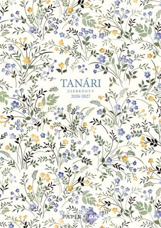 Tanári zsebkönyv, 2026/2027 tanév, A/5, heti, TOPTIMER, "Kisvirág"