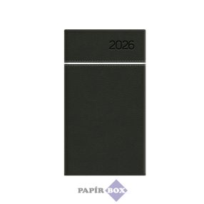   Zsebnaptár, álló elrendezésű, TOPTIMER, "Young", fekete-fehér