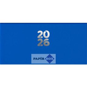   Zsebnaptár, fekvő elrendezésű, DAYLINER, "Pannon", kék