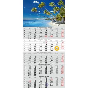   Naptár, speditőr, 2026. öt hónapos, egy tömbös, DAYLINER