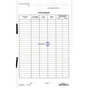   B.Éti 820/V Építési napló A/4 25x3 + 9x3 lap betétlapokkal, Victoria