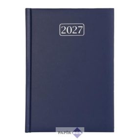   Naptár, tervező, A/5, napi, VICTORIA OFFICE "Chrono", sötétkék (2027 évi)